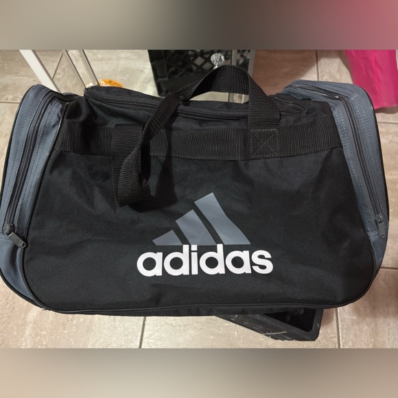 Adidas Gym Men's Black and Gray Duffel Bag - Picture 1 of 7